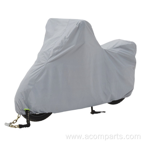 High quality silver waterproof durable motorbike cover